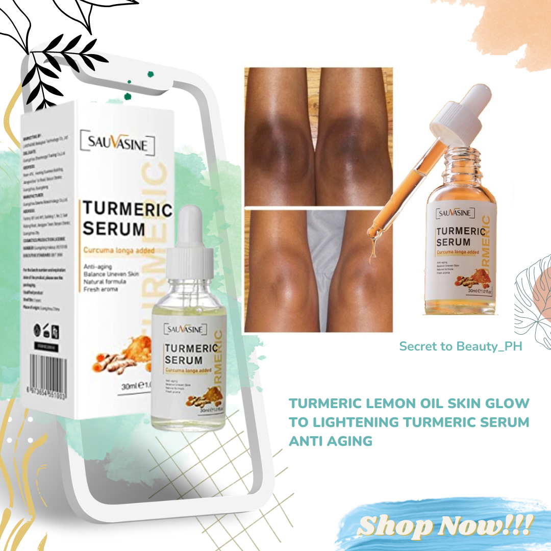 Turmeric Lemon Oil Skin Glow To Lightening Turmeric Serum Anti Aging