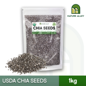 100% USDA Organic Chia Seeds 1kg