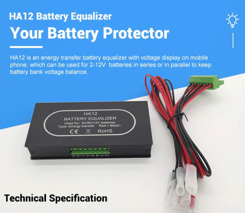 Lead Acid Battery Bank Equalizer HA02 4 Batteries 48Volt - 1074