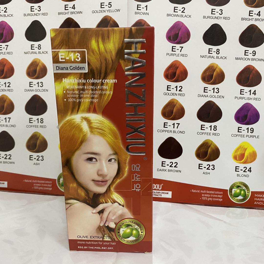 HANZHIXIU Hair Color Ash Gray Green Colour Hair Color/colour Cream 60ml