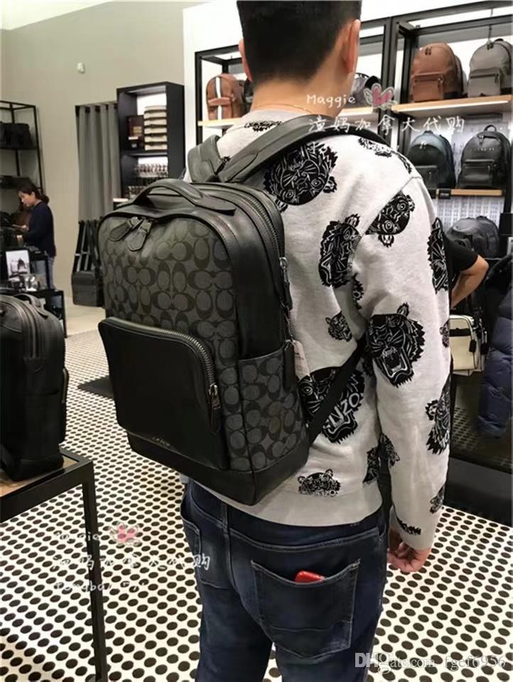 Coach Original Graham Backpack In Signature Canvas F38755 Black
