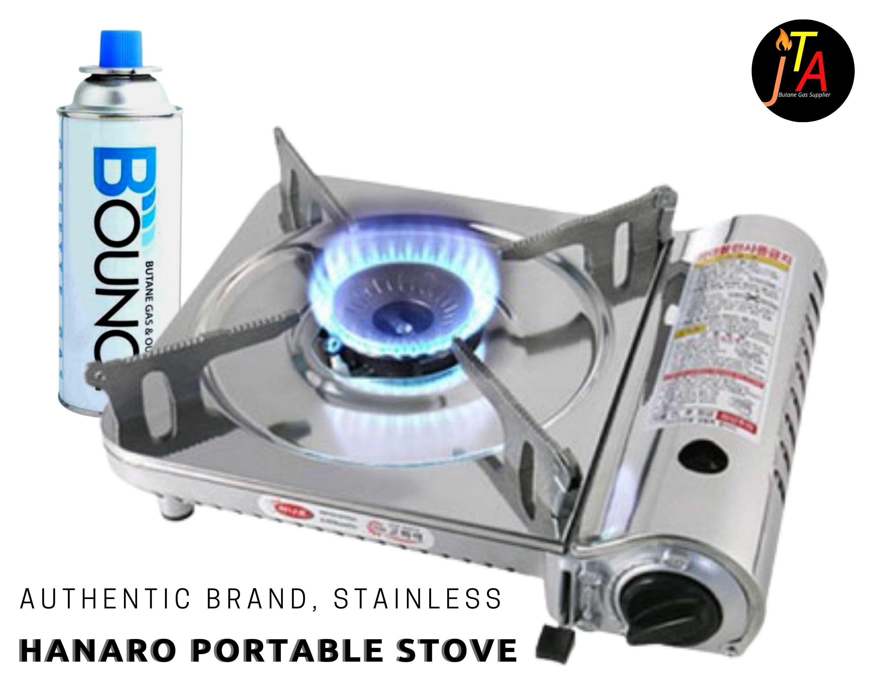 Automatic Stainless Hanaro Portable Stove with Free 1pc Butane Gas Lazada PH