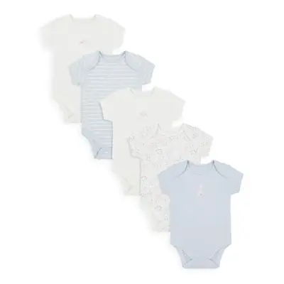 Mothercare Spring Bunny Short Sleeve Bodysuits - 5 Pack