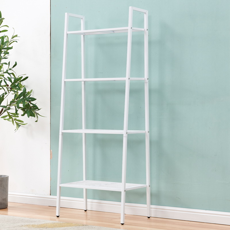 4/5 Tier Shelf Layer for Living Room Book Ladder Metal 4 Tier Slim Wide