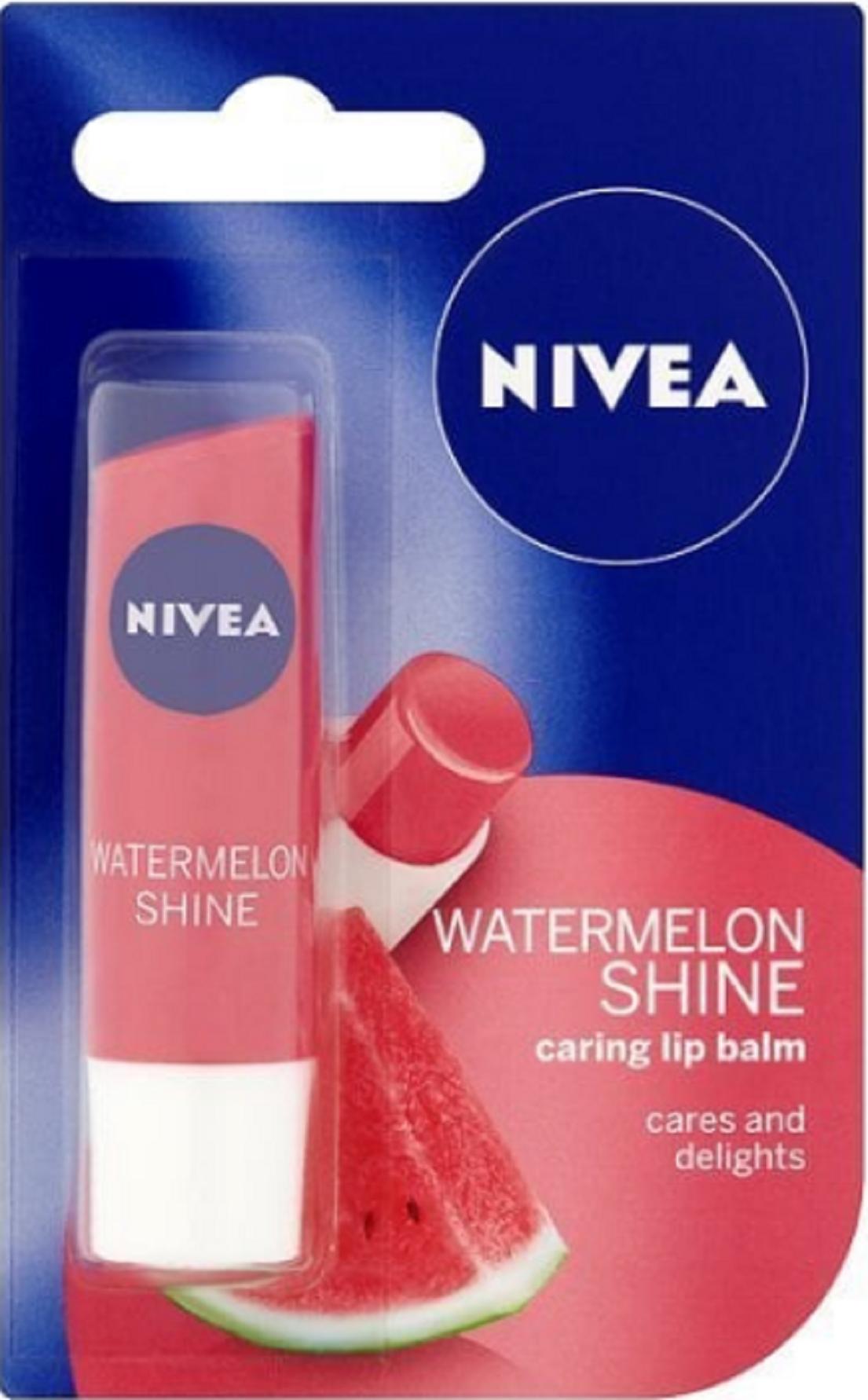 Nivea Lip Balm Strawberry Shine Lip Care 4 8g 5 5ml 1pc Atelier