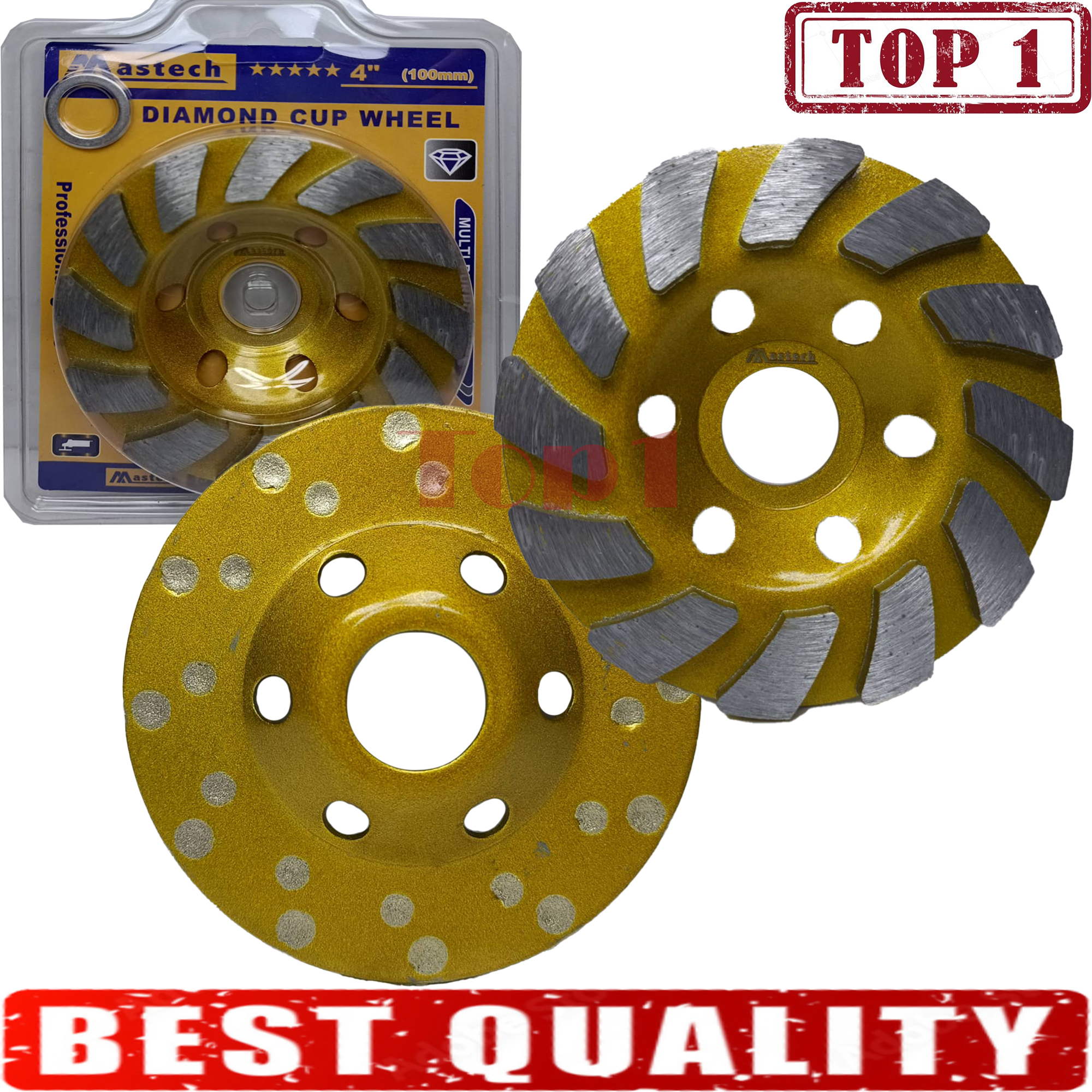 Mastech Diamond Cup Wheel 4" 100mm {Sold per pc} Lazada PH