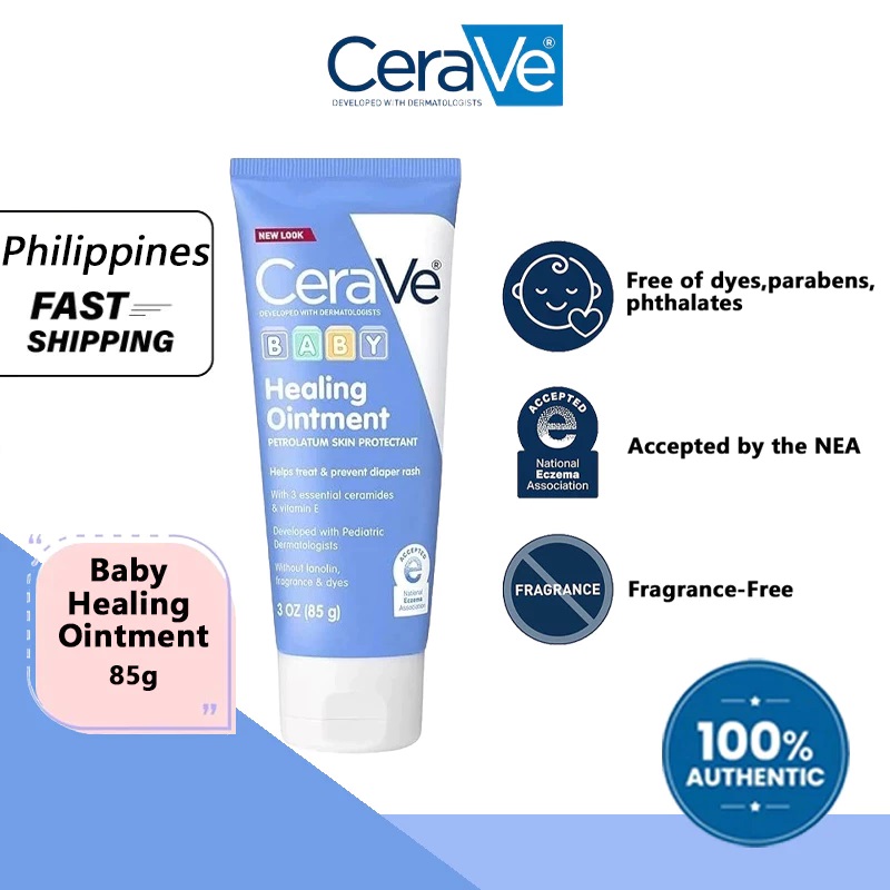 promo Cerave Baby Healing Ointment 85g Diaper Rash Cream With Ceramides For Extra Dry Cracked Skin