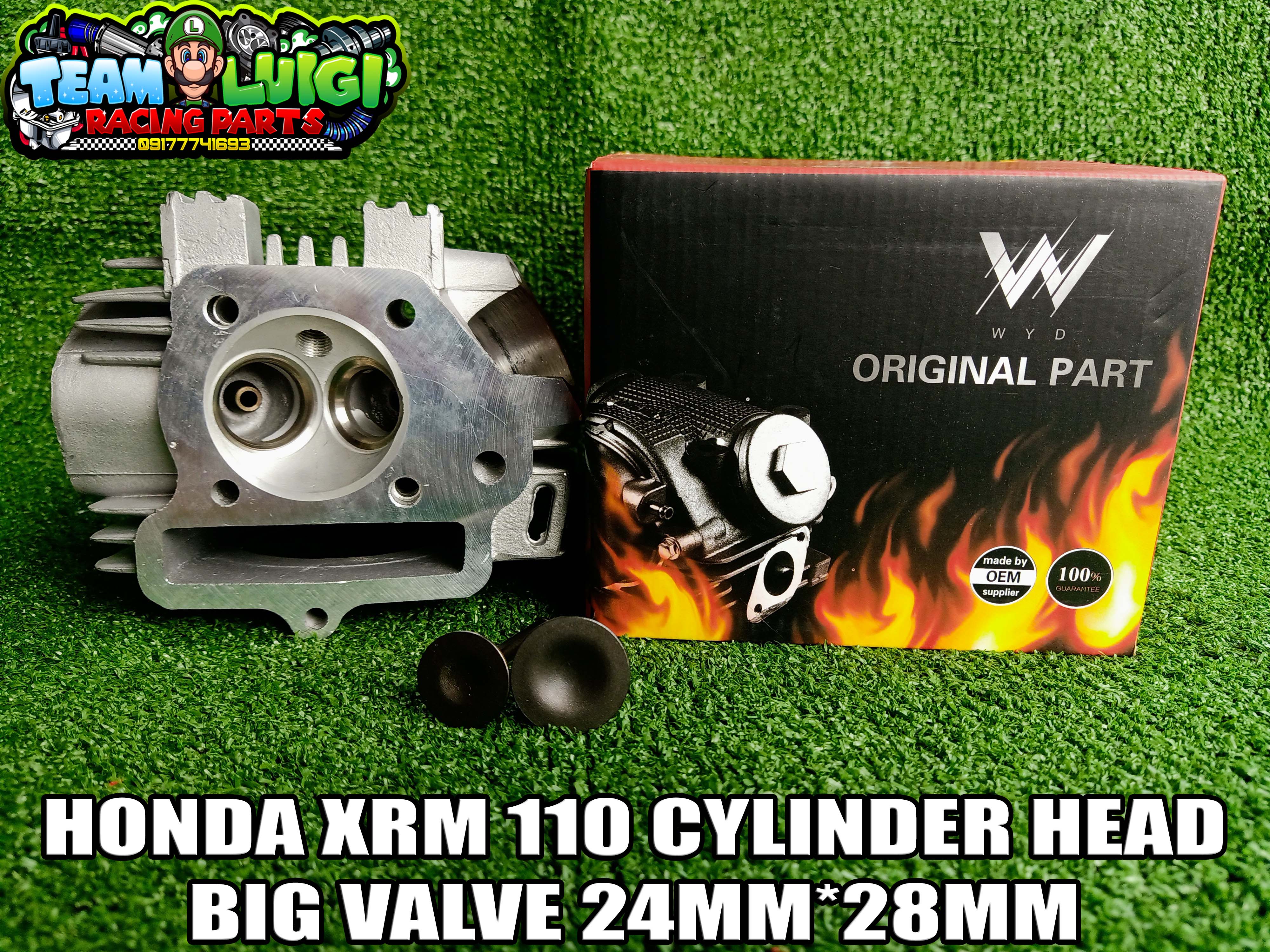 WYD HONDA XRM 110 CYLINDER HEAD BIG VALVE 24MM*28MM Lazada PH