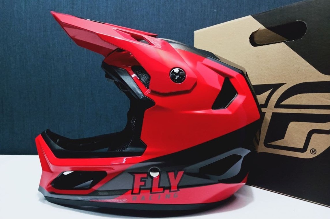 FLY RACING RAYCE HELMET RED/BLACK/WHITE (2025) - BMX Bicycles & Parts Distributor Wholesaler - View #8