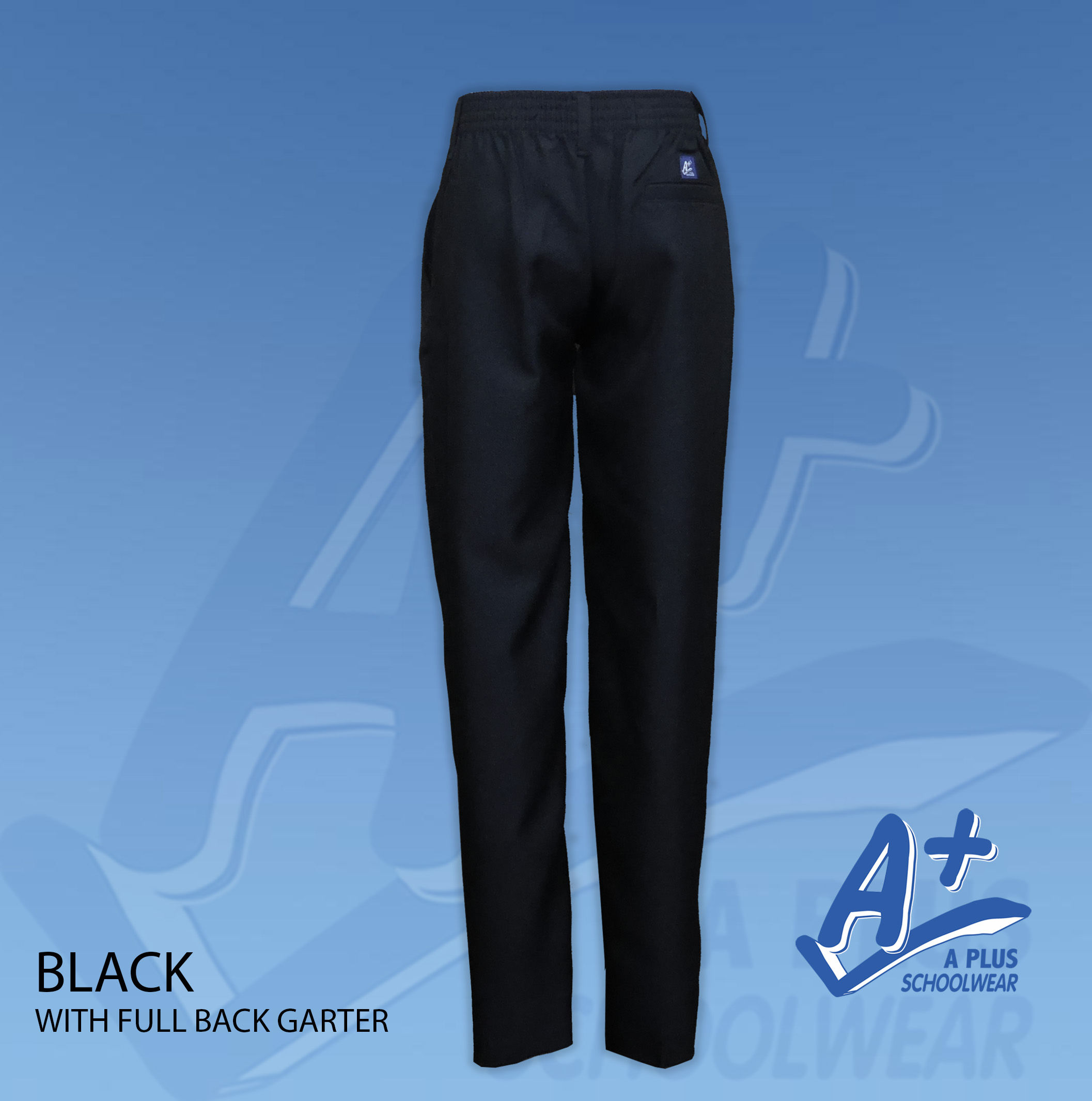 A+ Schoolwear Boys Kids/Teens Elastic Back School Uniform Pants KHAKI (size  4 to 2XL)