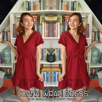 lazada wrap dress