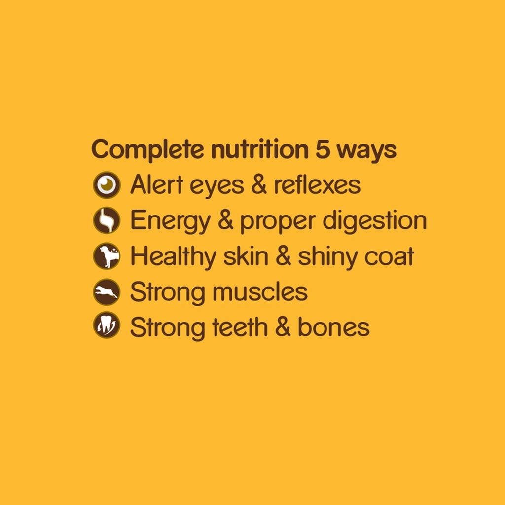 PEDIGREE Dog Food Wet Dog Food Can with 5 Kinds of Meat (6Pack) 400g