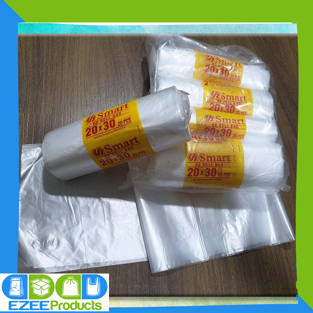 EZEE Products 20x30" All Purpose HD Plastic Labo Rollbag for Laundry Plastic Bag, Garbage Bag
