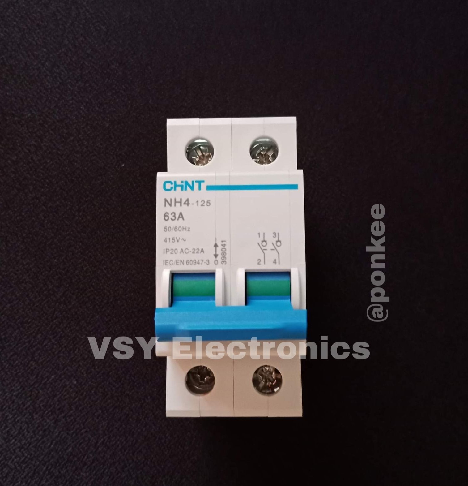 Original CHINT MCB Switch Disconnector Isolation Circuit Breaker NH4