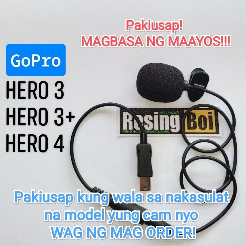 Mic Adapter for GoPro/SJCAM/Ausek TRS/TRRS 3.5mm female to Mini USB /Micro USB/Type C Lazada PH