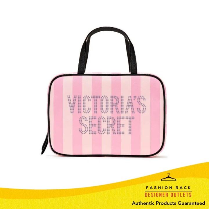 Victoria's Secret Signature Stripe Jetsetter Travel Case Lazada PH