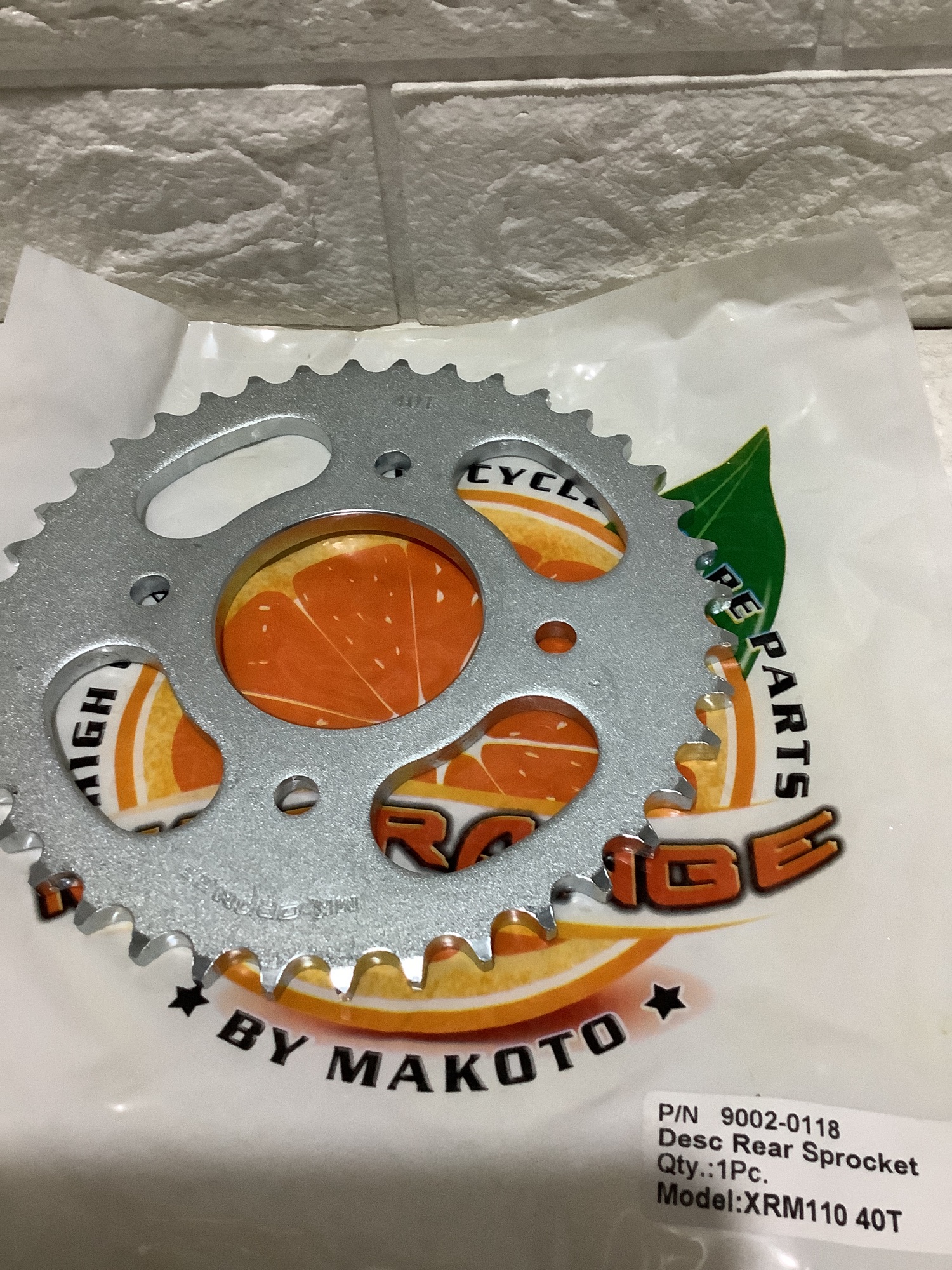 XRM 110 40t sprocket makoto Lazada PH