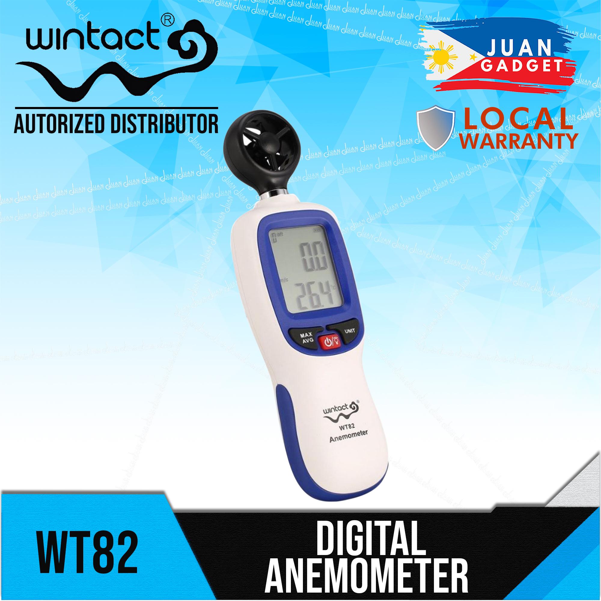 Digital Anemometer - Handheld Wind Speed Meter With Temperature Measurement