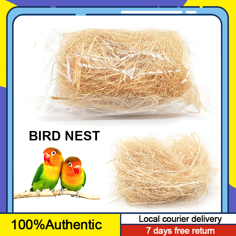 Nesting Material Natural Raffia Grass 100% Safe Birds Nest Bedding Pads  Decoration For Parrot Cockatiel Love Birds Accessories | Lazada Ph