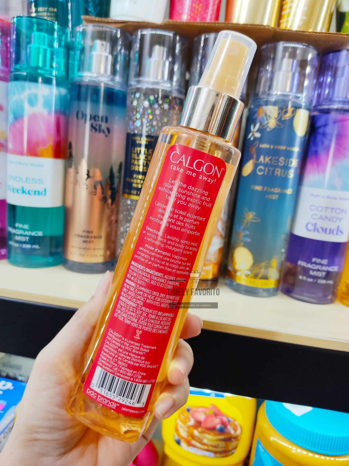 Calgon Hawaiian Ginger Calgon Spray Mist Calgon Body Spray, Oz