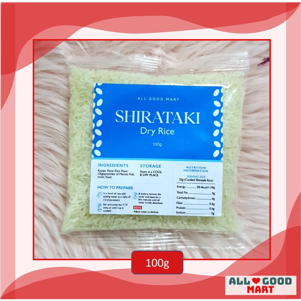 Shirataki / Konjac Dry Rice 100g | Lazada PH