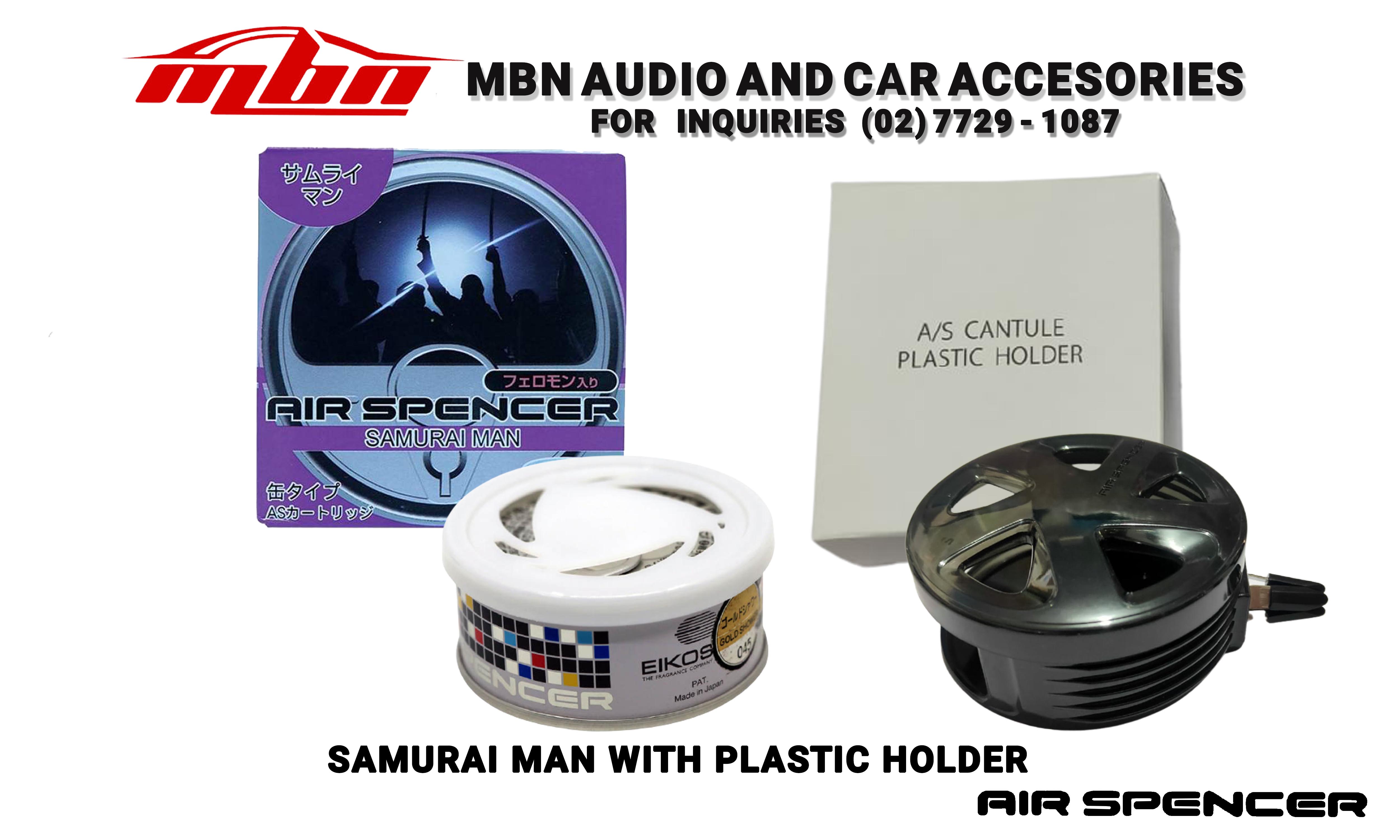 A37/Cantule Samurai Man Air Spencer Car Freshener Air Freshener with Air  Spencer Cantule Plastic Holder, Air Freshener Holder