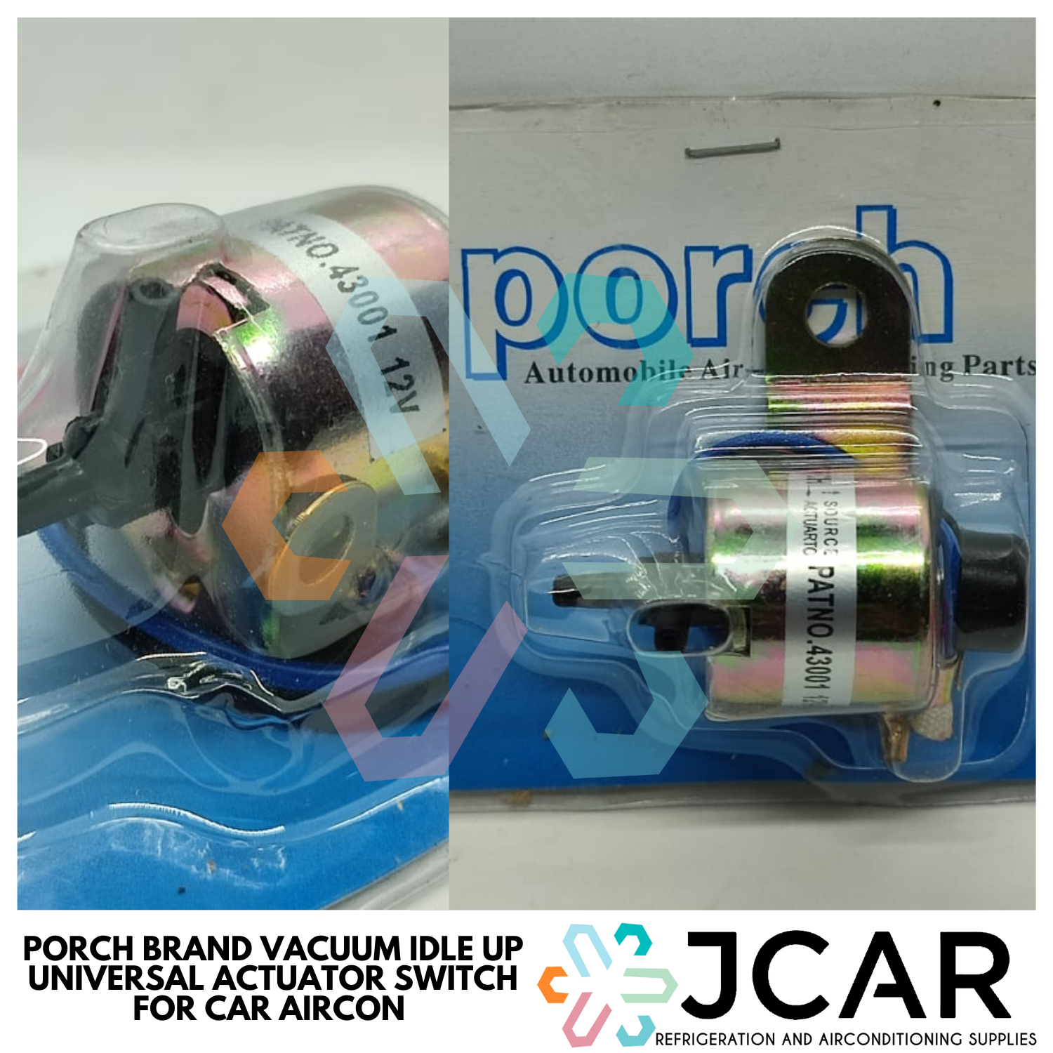 PORCH BRAND VACUUM IDLE UP UNIVERSAL ACTUATOR SWITCH FOR CAR AIRCON
