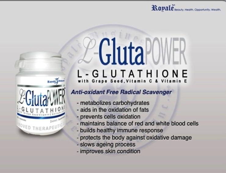 Royale L Gluta Power 700 with Glutathione Grape Seed Extract and Vitamin C  and E | Lazada PH