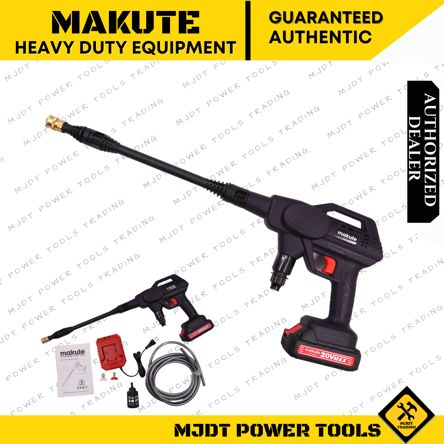 MAKUTE Cordless Pressure Washer, Portable Pressure Washer Handheld