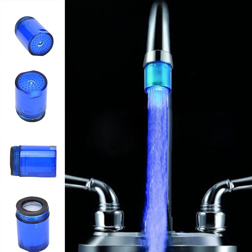 Khin Led Light Water Faucet 7 Colors Changing Glow Shower Stream