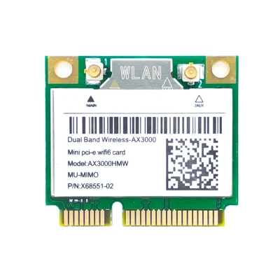 Mini PCI-E AX200 AX3000 Wi-Fi 6 Wireless Adapter Dual Band Bluetooth 5.1 Wifi Card 802.11AX 2.4G/5G Wlan Windows10