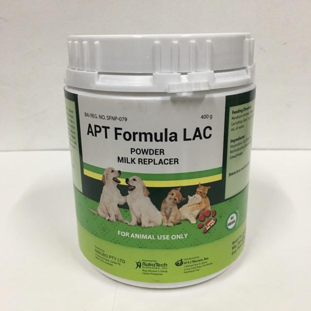 APT Formula LAC Powder Milk Replacer 400 grams Dog Milk Pet Milk Powder