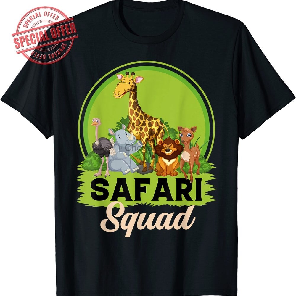 Safari Squad Zoo Animals T Shirt | Lazada PH