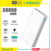 Romoss Sense 8 Plus Power Bank - Fast Charging