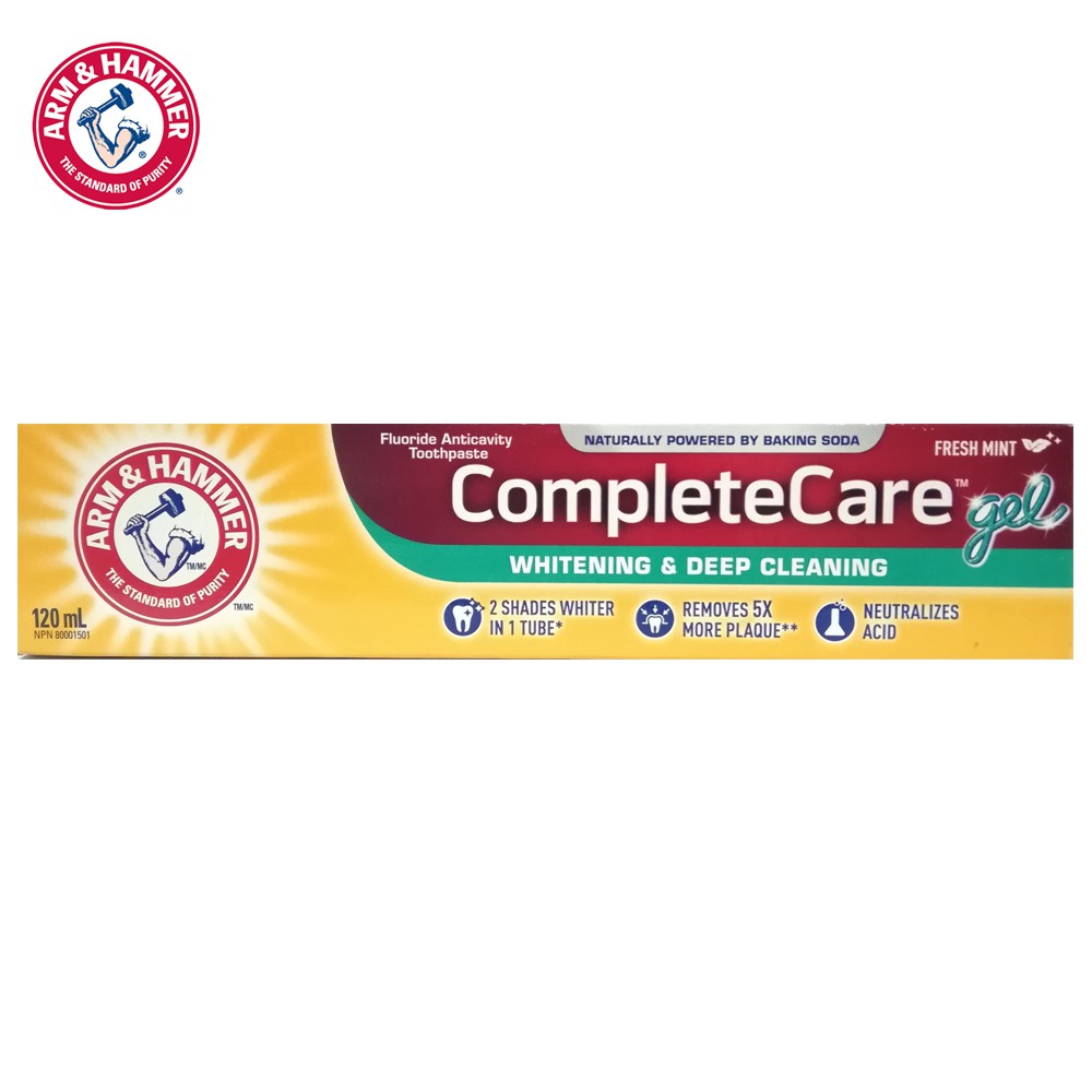 Arm and Hammer Complete Care Gel Whitening Deep Cleaning Toothpaste 120ml Lazada PH