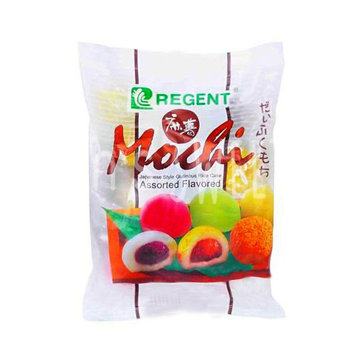 Regent Mochi Japanese Style Glutinous Rice Cake, Assorted Flavored 10 ...