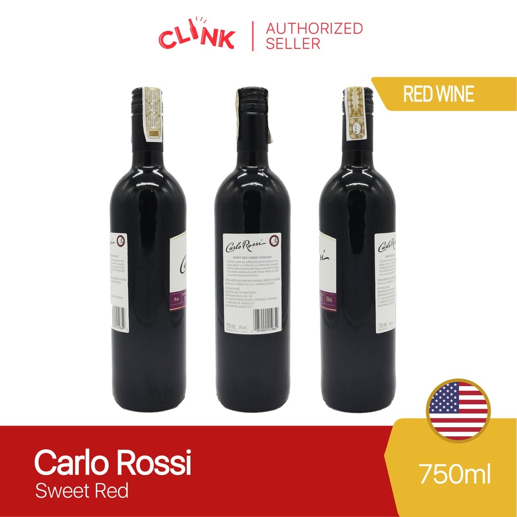 Carlo Rossi Sweet Red 750ml Red Wine Lazada PH