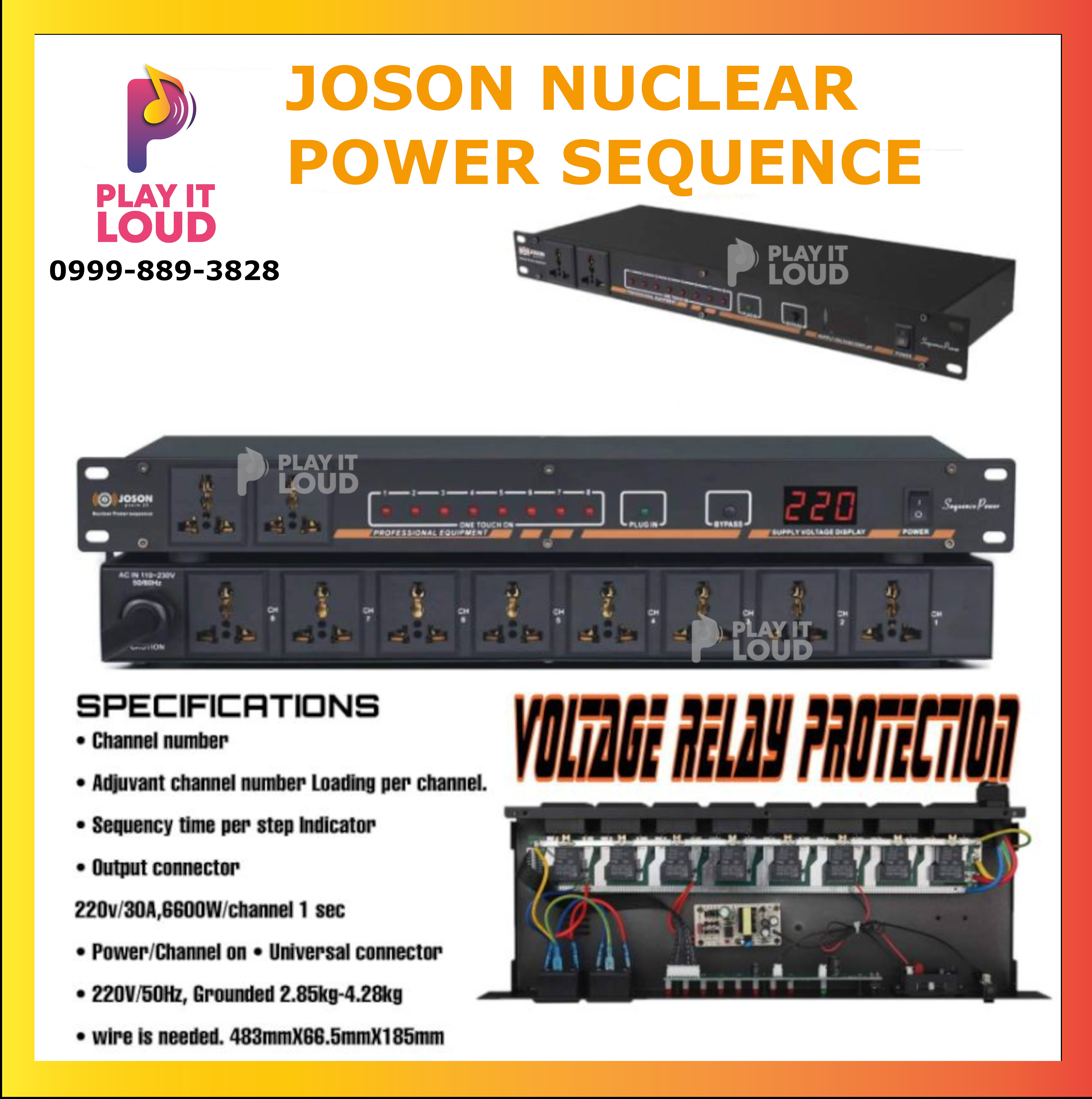 JOSON NUCLEAR POWER SEQUENCER PROFESSIONAL POWERMANAGER Lazada PH