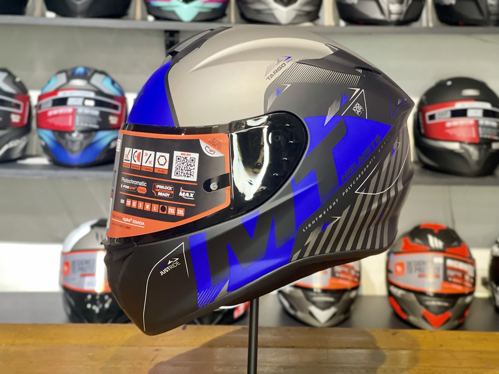 MT TARGO ODAR Fullface Single Visor Helmet (Clear Visor Only) Lazada PH