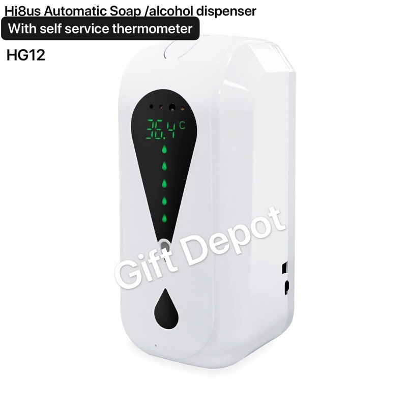 2 in 1 thermal scanner with alcohol dispenser / alcohol dispenser with