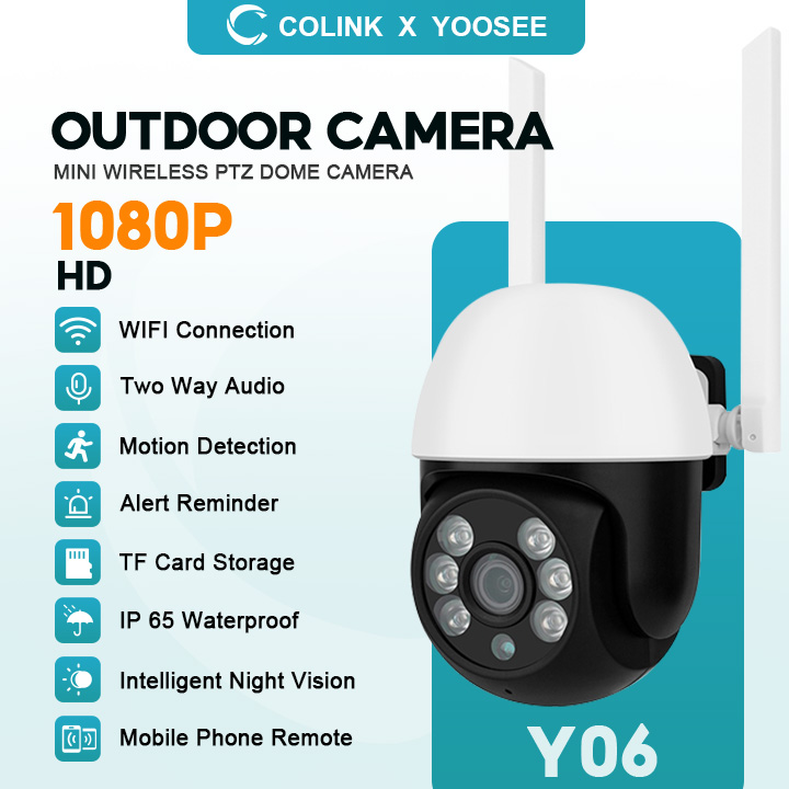 Yoosee Y06 CCTV Camera 1080P Wifi Connect to Cellphone with Voice