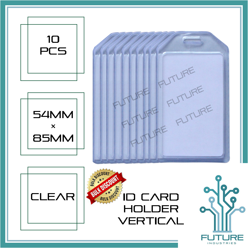 ID Card Holder ID Case Plastic Protector ID Size Silicon Plastic ...