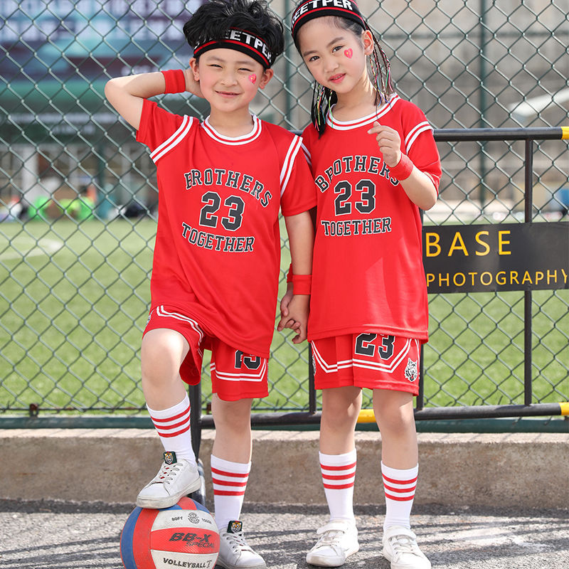 Big Sale】Children's T-shirt Basketball Jersey Set Kids Sport Uniform Suit （ Tops+Shorts ）for Boys Girls | Lazada PH