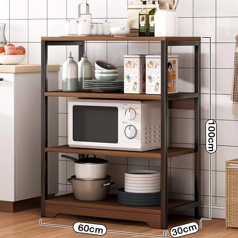 【60*30*162CM】5 Layer kitchen racks organizer stainless steel kitchen