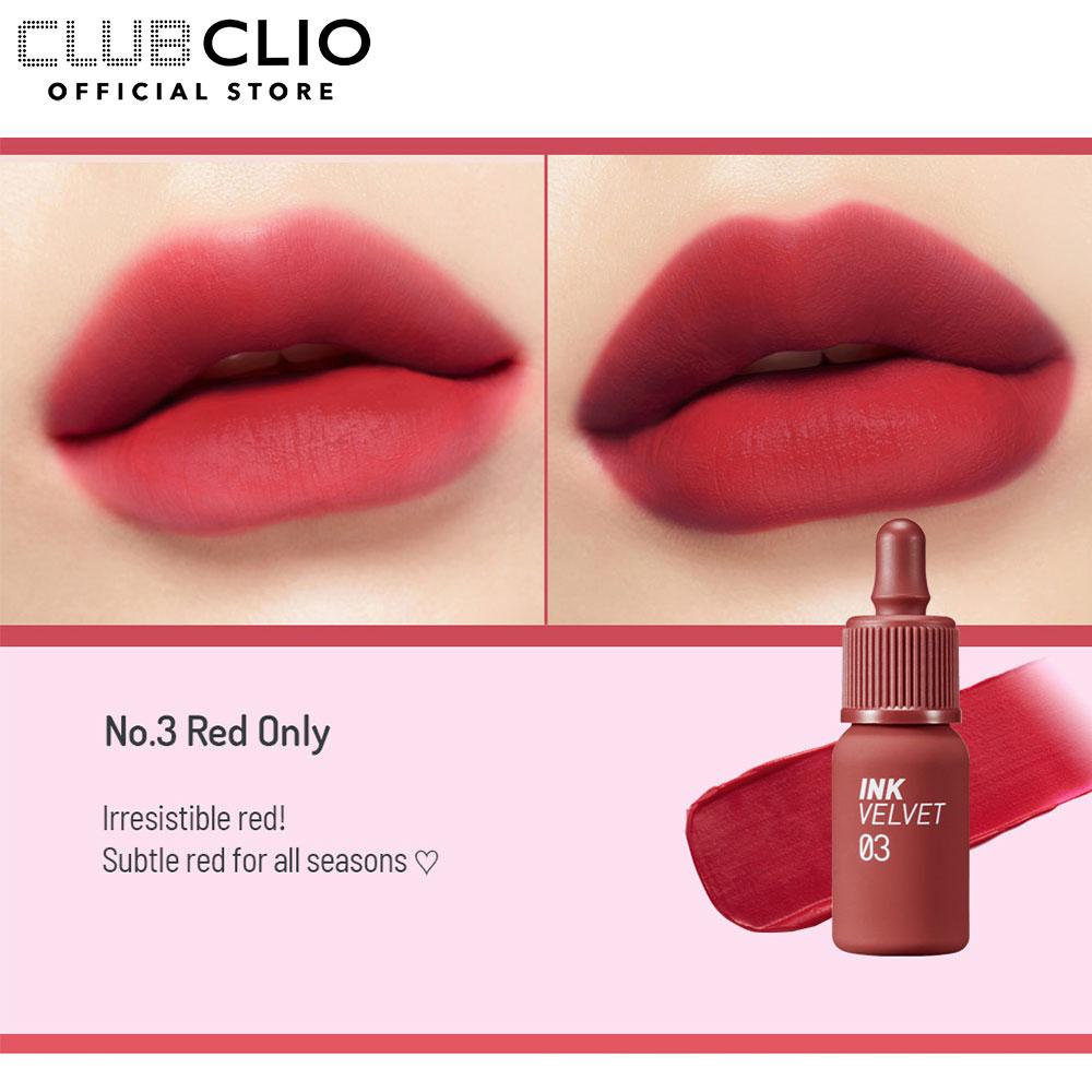 Peripera Ink Velvet 03 Red Only Lip Tint review and price