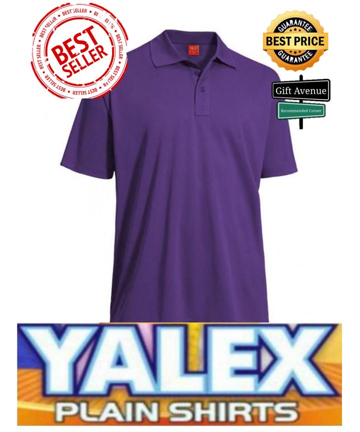 Yalex Colored DARK VIOLET POLO Shirt 