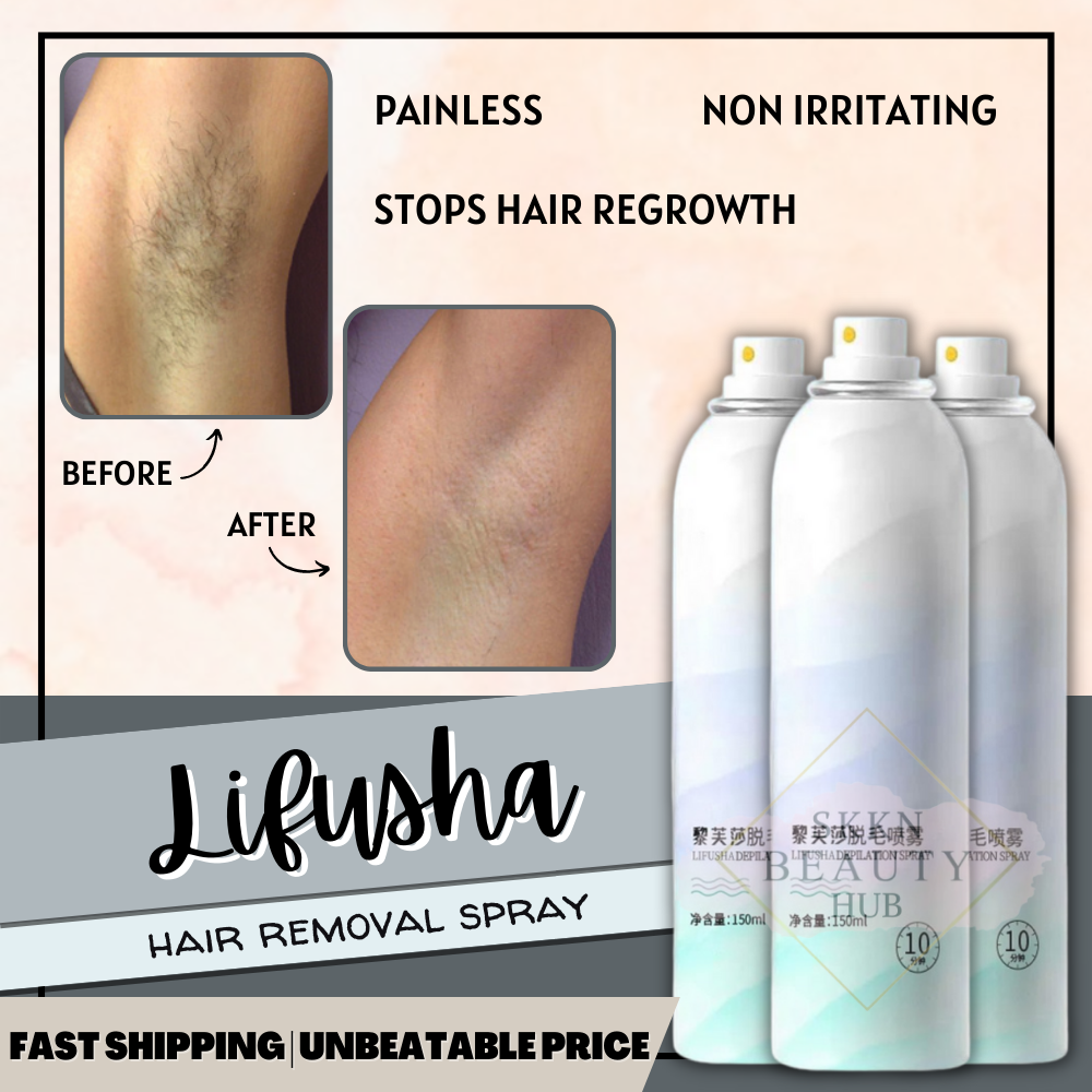 Lifusha Hair Removal Spray Painless Foam Mousse Spray Stop Hair Growth