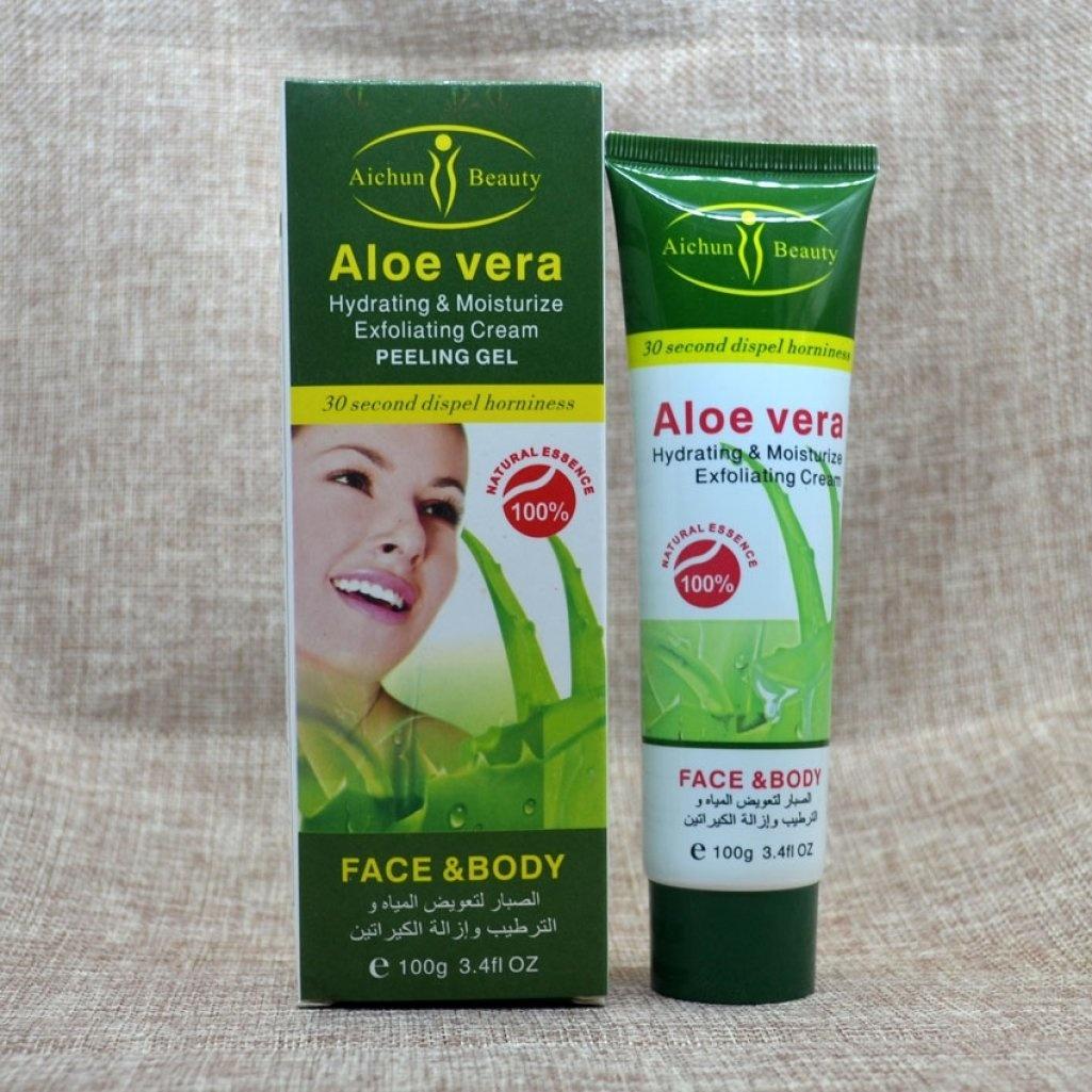 aloe vera hydrating & moisturizing peeling gel