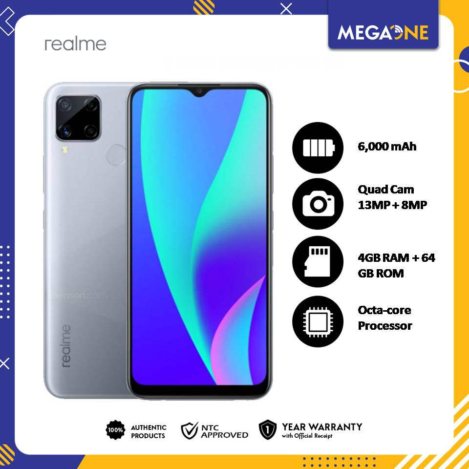 Phone Oppo Realme C15 Ram 4gb Realme C15 Internal 64GB+4GB RAM