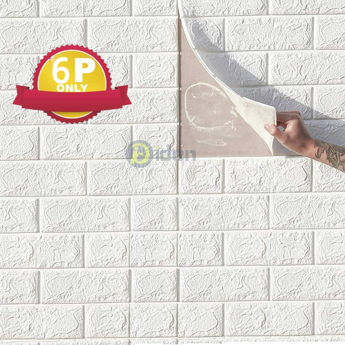 White 3D Self Adhesive Brick Wallpaper Sticker and Waterproof PE Foam Wall  Panels For DIY Interior Wall Display Background Decoration Applicable to  Small Business, Bedroom, TV Wall, and Office (35*38CM) | Lazada